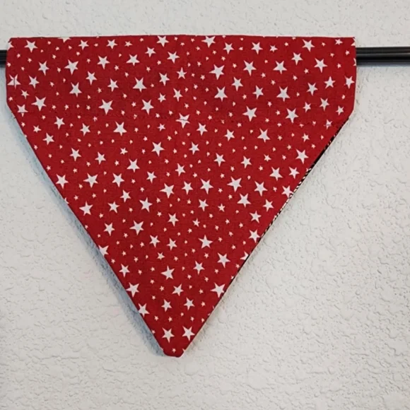 SMALL Firework Metallic Shimmer Dog Bandana - Picture 3 of 4